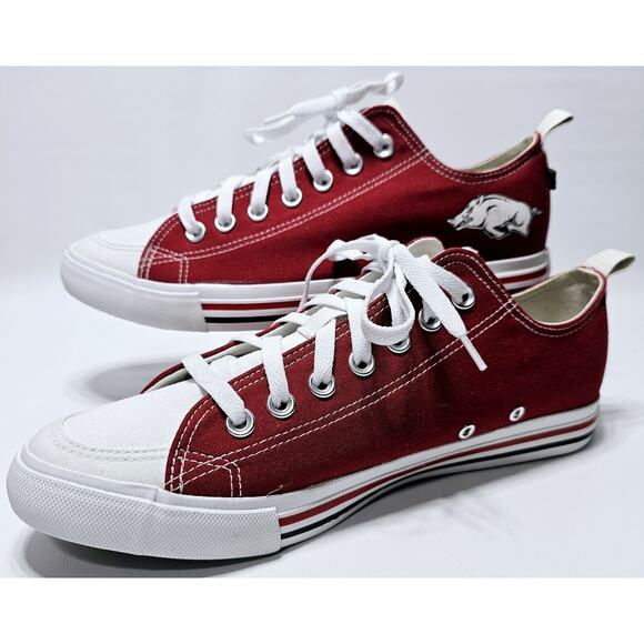 Arkansas Razorbacks Skicks Low Top Sneaker Shoes NCAA SEC Unisex Men 10 Women 12 main image 9